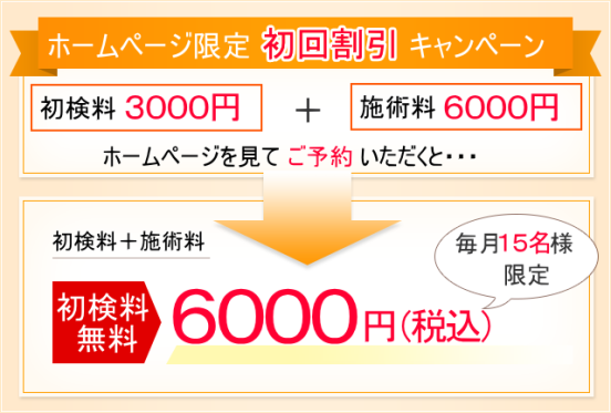 こうどう整体・キャンペーン